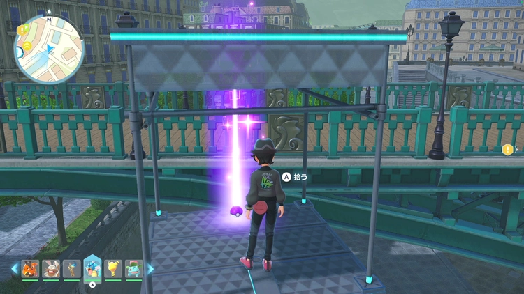 ポケモンZA_カラフルなネジ_フィールド入手_クレ水路のアスレチックス_周辺