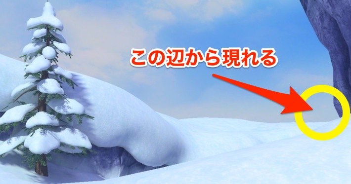 ポケモンスナップ_出現場所_雪原を見下ろして