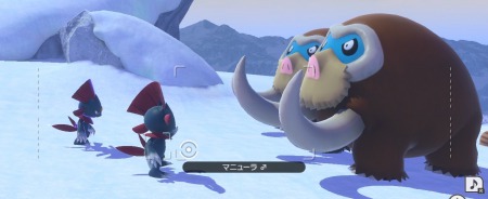 ポケモンスナップ_雪原の決闘_マニューラ