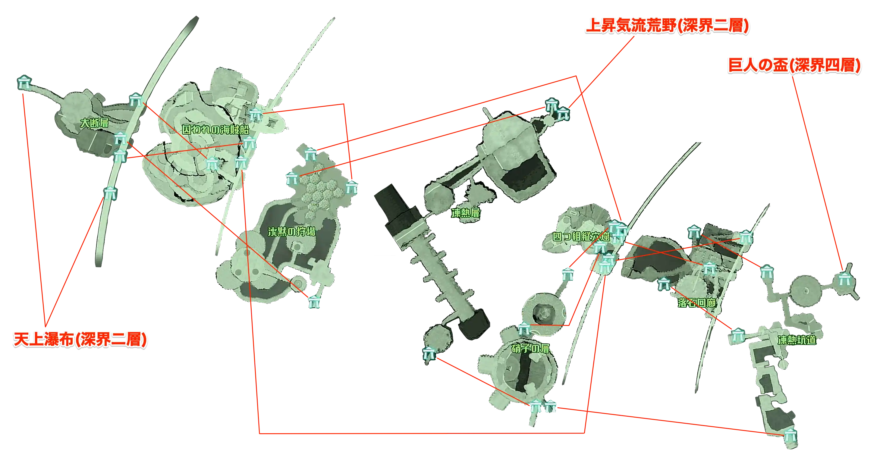 メイドインアビス】深界三層のマップ情報 | AppMedia