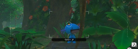 ポケモンスナップ_ジャングルの仲良しコンビ_ウパーの笑顔