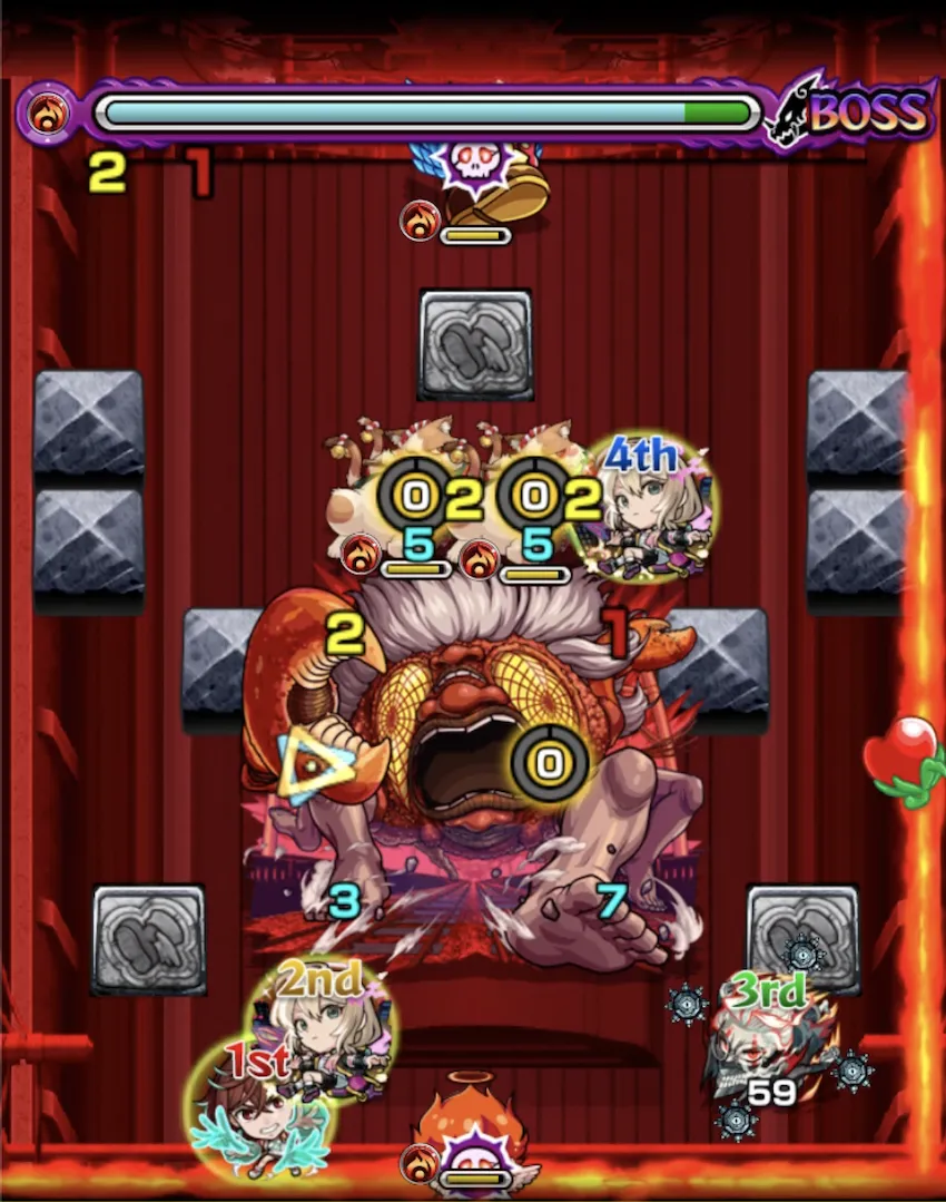 モンスト_超究極ターボババア_ボス1