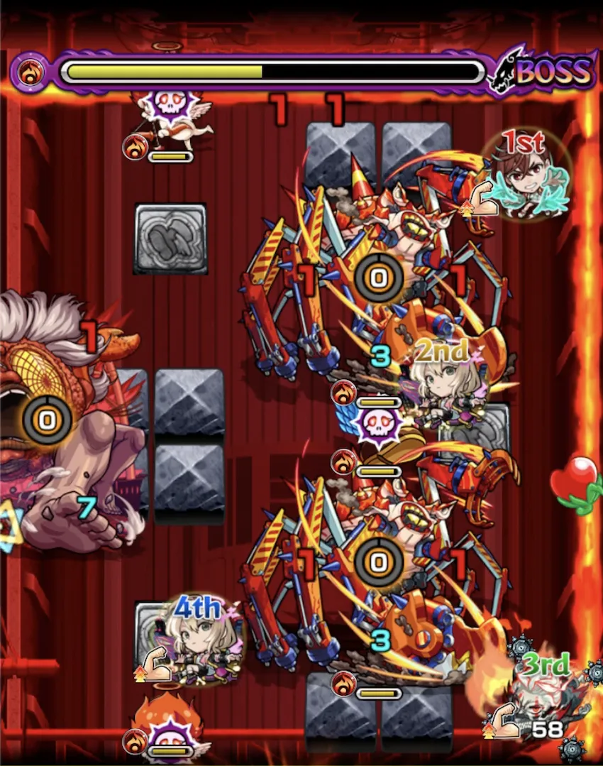 モンスト_超究極ターボババア_ボス3