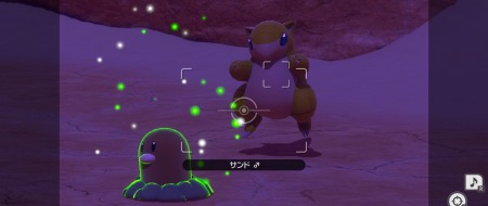 ポケモンスナップ_毒沼の戦闘_サンドが衝突