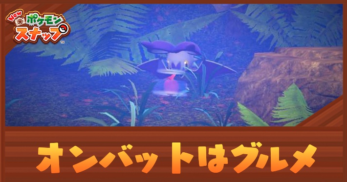 ポケモンスナップ_リクエスト_オンバットはグルメ