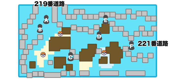 ポケモンBDSP_220番水道