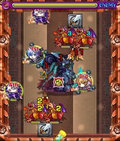 モンスト_栄冠の闘技場2-1_バトル3