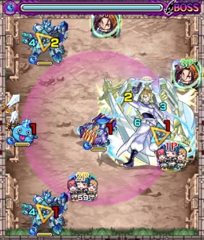 モンスト_マルコ3回戦_ボス1