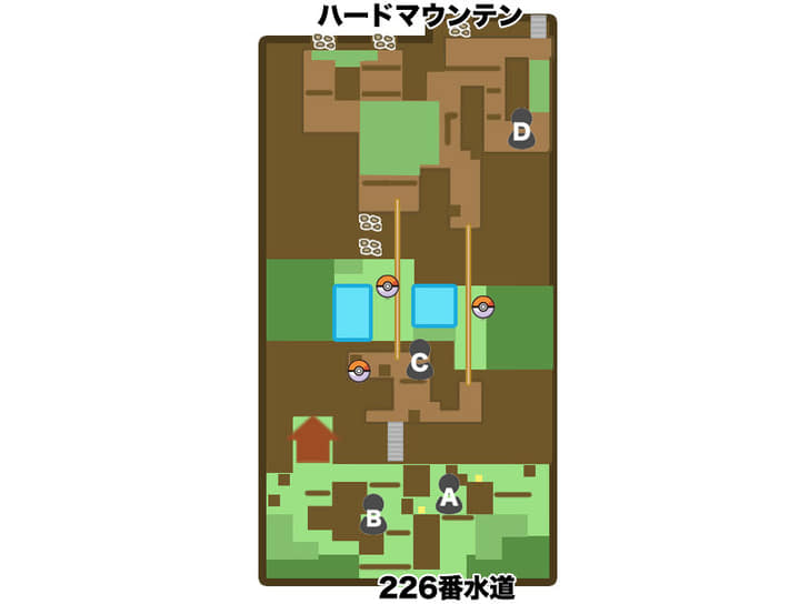 ポケモンBDSP_227番道路