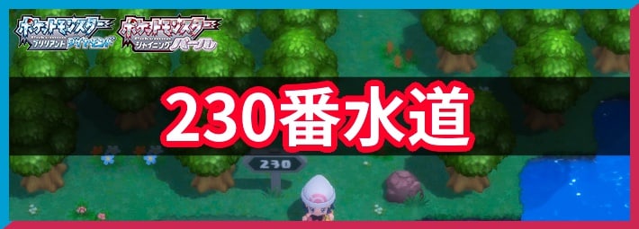 ポケモンBDSP_230番水道