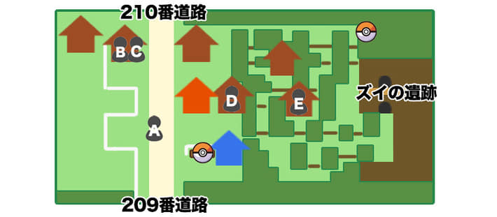 ポケモンBDSP_ズイタウン2