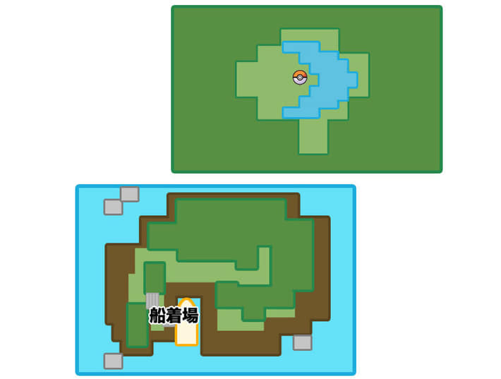 ポケモンBDSP_満月島