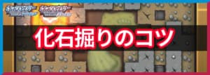 化石掘りの効率的なやり方とコツ