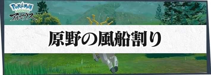 ポケモンLA_サブ任務15_原野の風船割り