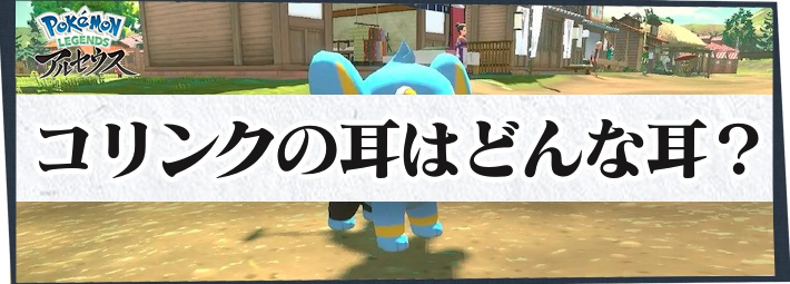 ポケモンLA_サブ任務03_コリンクの耳はどんな耳？