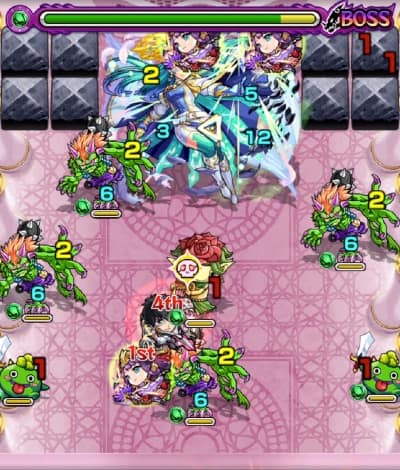 モンスト_天界への挑戦ザドキエル_ボス2