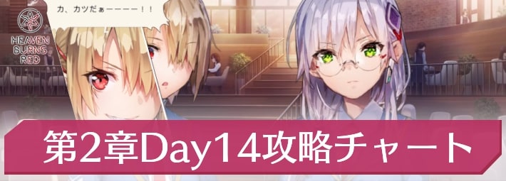 ヘブバン_第2章Day14攻略チャート_アイキャッチ