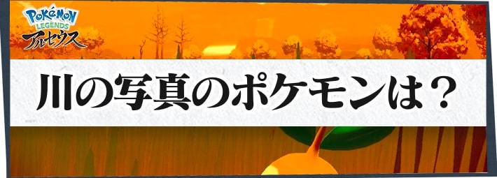 ポケモンLA_サブ任務62_川の写真のポケモンは？