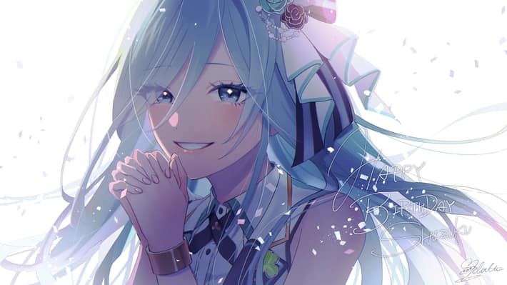 プロセカ_日野森雫2020誕生日イラスト_モゲラッタさん