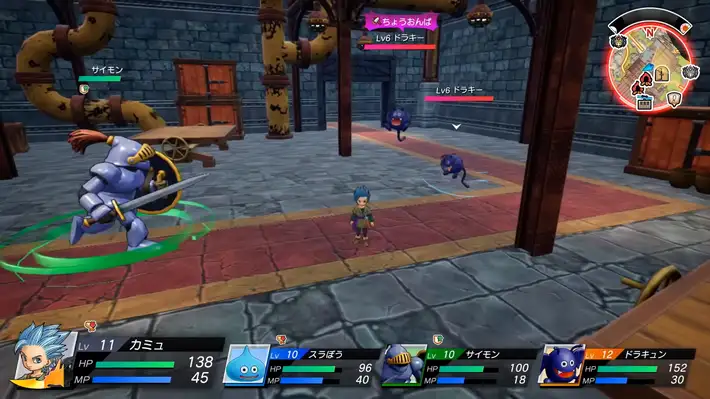 ドラゴンクエスト トレジャーズ_モンスター戦闘