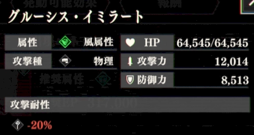 まおりゅう、ループルーペ、37階、ボスステータス１