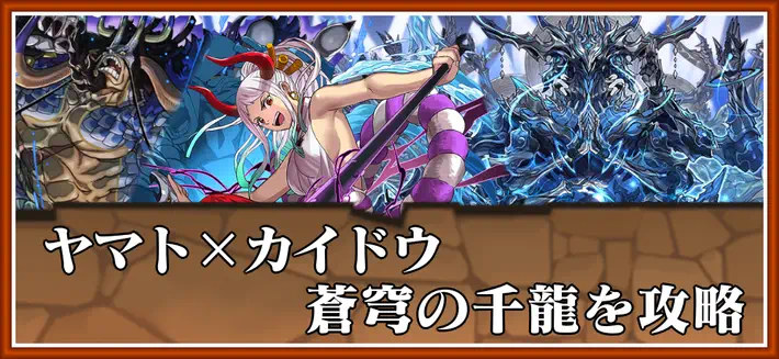 パズドラ_蒼穹の千龍をヤマト×カイドウで攻略_立ち回り解説