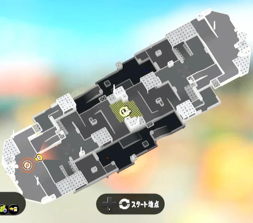 スプラトゥーン3、ヤガラ市場、ガチエリア、マップ