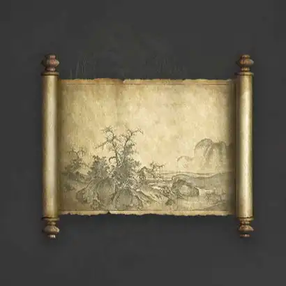 ウツロノハネ_山水画_アイコン