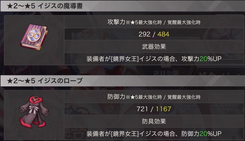 まおりゅう、1周年イベント、イジス装備