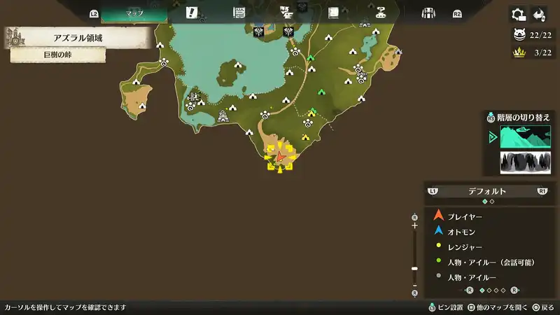 ブナハブラ_キングモンスター_マップ画像