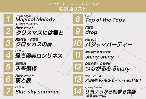 アイプラ_生放送_収録曲