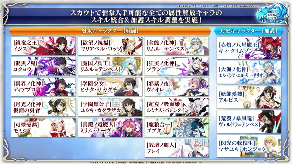 性能強化キャラ一覧_まおりゅう放送