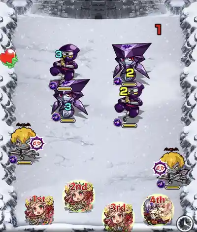 モンスト＿バッカニア_鉄の掟_バトル1