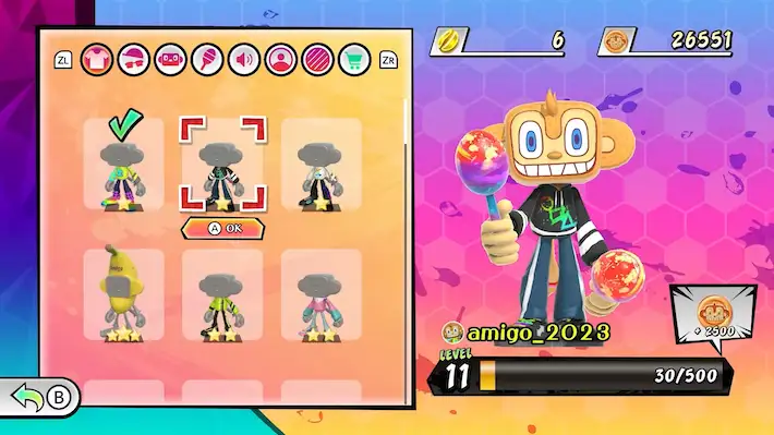 サンバDEアミーゴ - パーティーセントラル_商品紹介_キャラカスタマイズ