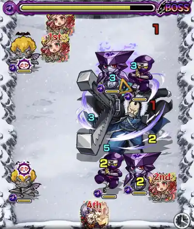 モンスト＿バッカニア_鉄の掟_ボス3