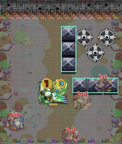 モンスト_アルゴリズムランド_25_配置