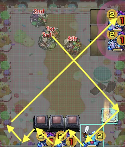モンスト_アルゴリズムランド_23_配置 2