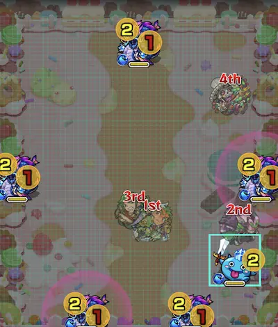 モンスト_アルゴリズムランド_22_配置