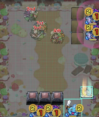 モンスト_アルゴリズムランド_23_配置