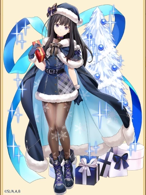 白猫_井ノ上たきな_クリスマス_立ち絵