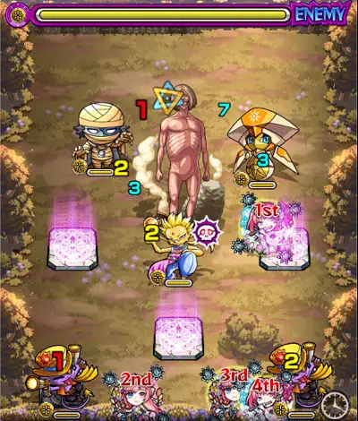 モンスト、無垢の巨人、バトル3