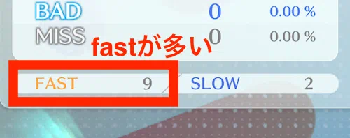 スクフェス_判定調整_fastが多い