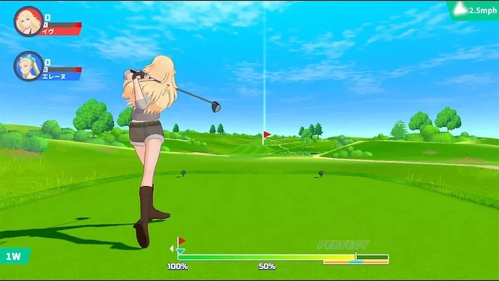 BIRDIE WING -Golf Girls' Story-_商品紹介_ゲーム画面1のコピー