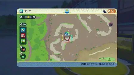 ポケモンSV_真贋の見分け方_楽土の荒地_MAP