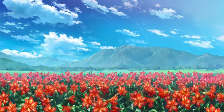 fgo_アマリリス_花畑