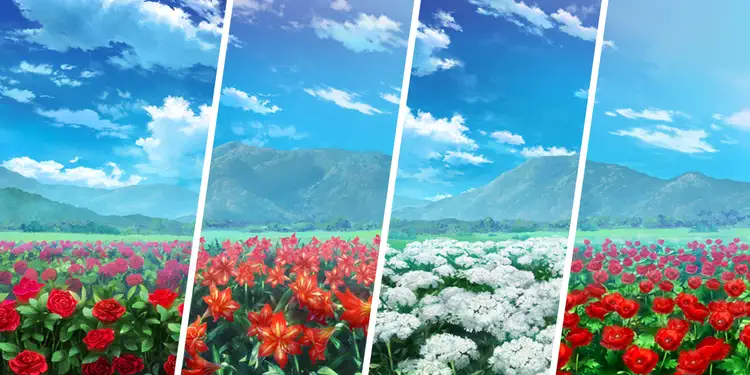 薔薇・アマリリス・ドクゼリモドキ・雛芥子