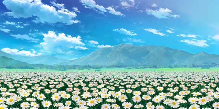 fgo_ヒナギク_花畑