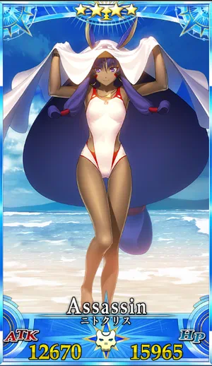 FGO 水着 ニトクリス(アサシン) 聖杯 フェイタル レベル100 fgoac FGO 水着 ニトクリス(アサシン) 聖杯 フェイタル レベル100