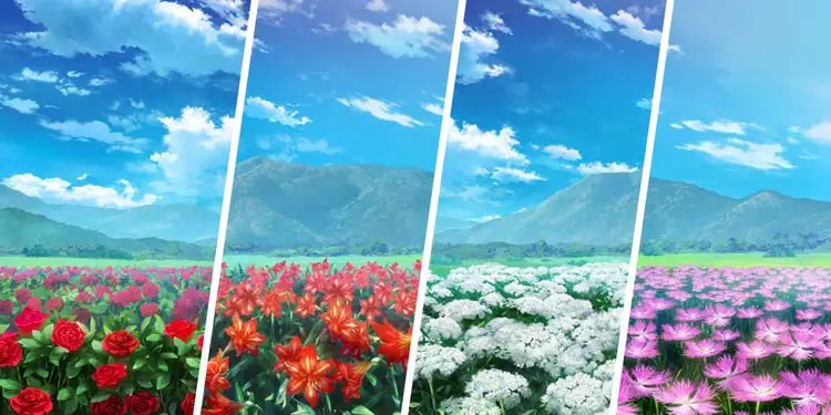 薔薇・アマリリス・ドクゼリモドキ・ナデシコ