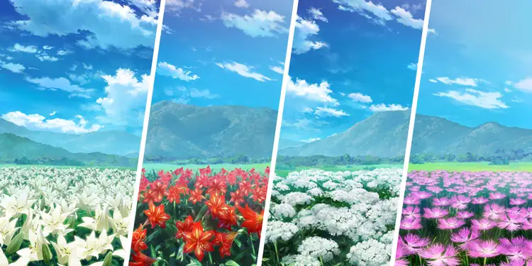 百合・アマリリス・ドクゼリモドキ・ナデシコ